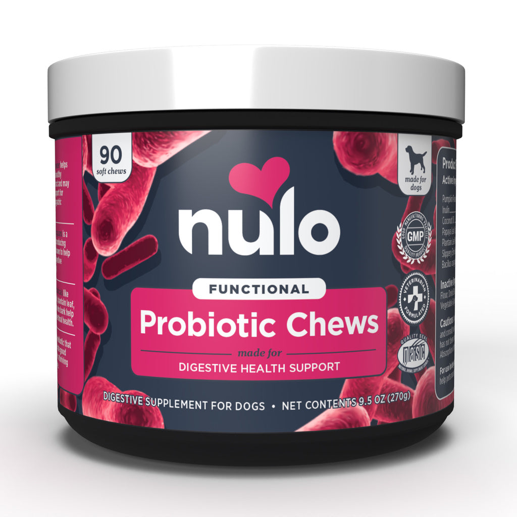 Nulo Probiotic Digestive Health Soft Chews for Dogs - 90 Count - 9.5oz