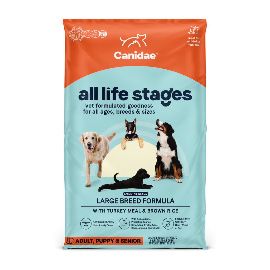Canidae All Life Stages Large Breed Turkey & Brown Rice Dry Dog Food - 40/44 lb Bag
