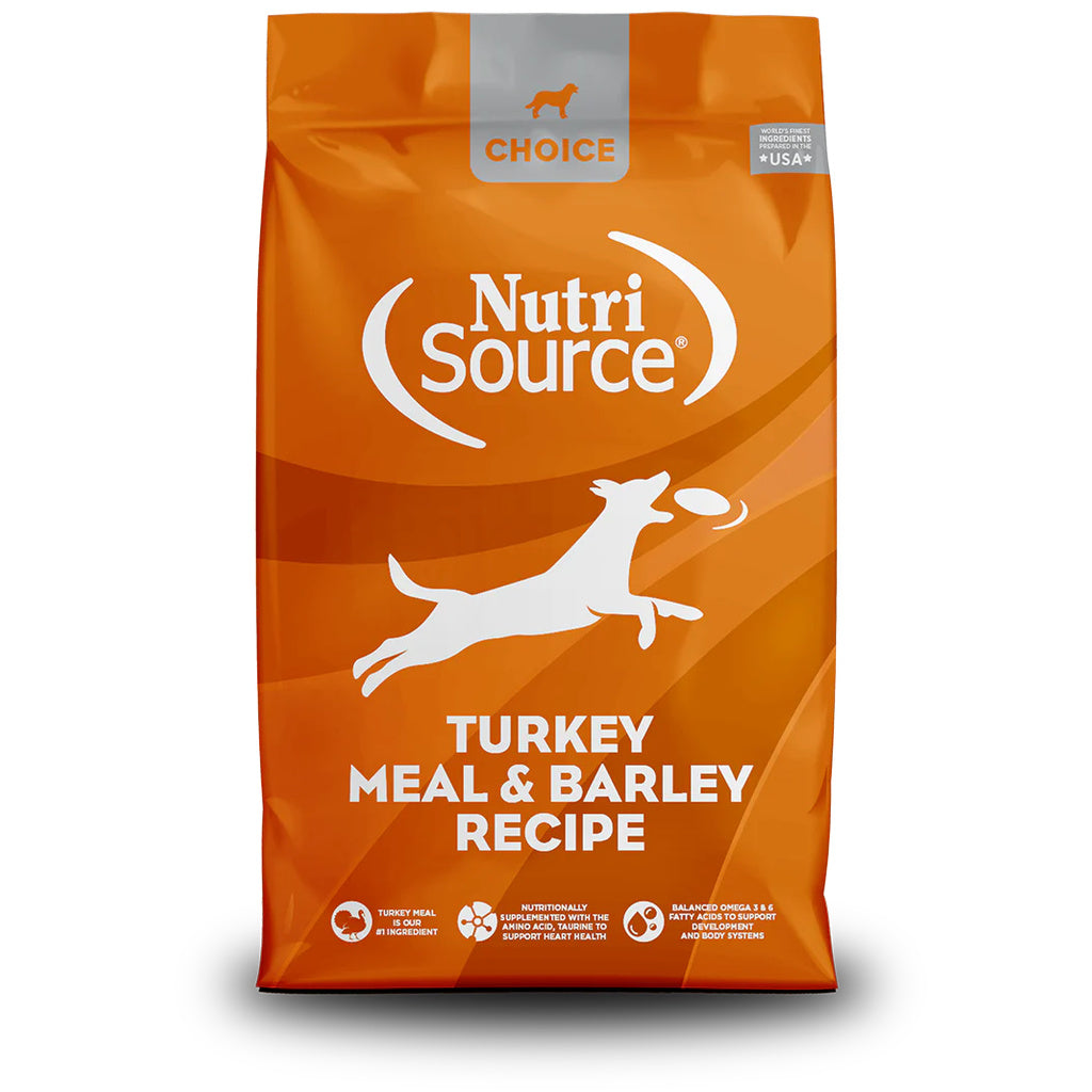 NutriSource Choice Turkey Meal & Barley Recipe Dry Dog Food 30 lb
