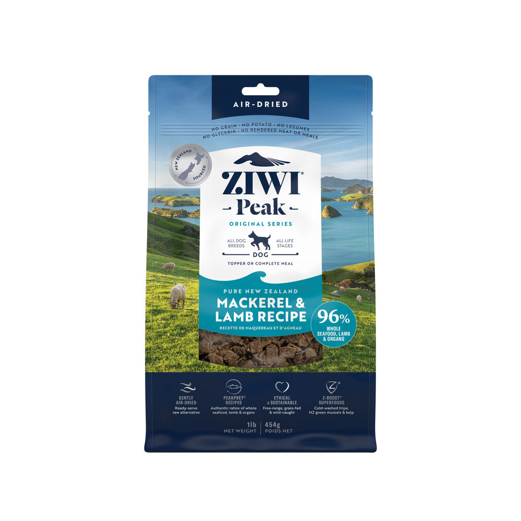 Ziwi Peak Air-Dried Mackerel & Lamb Dog Food, 16 oz