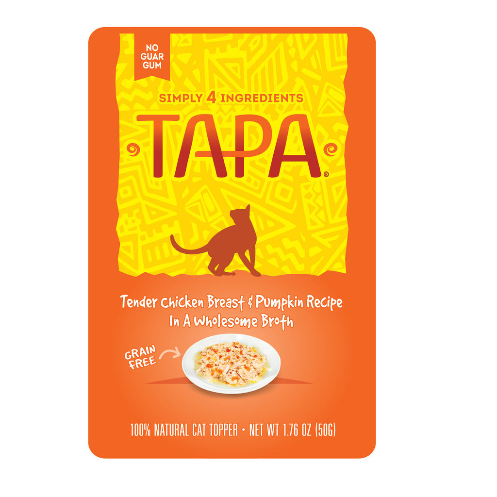 Tapa by Rawz Chicken & Pumpkin Cat Food Pouch, 1.76 oz - Grain-Free Wet Food Topper
