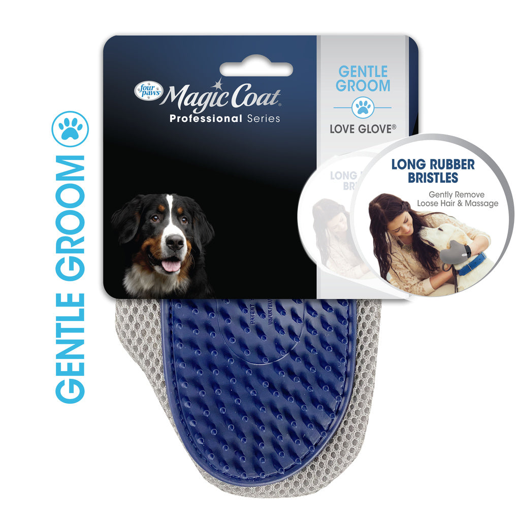 Four Paws Magic Coat Love Glove Dog & Cat Grooming Mitt