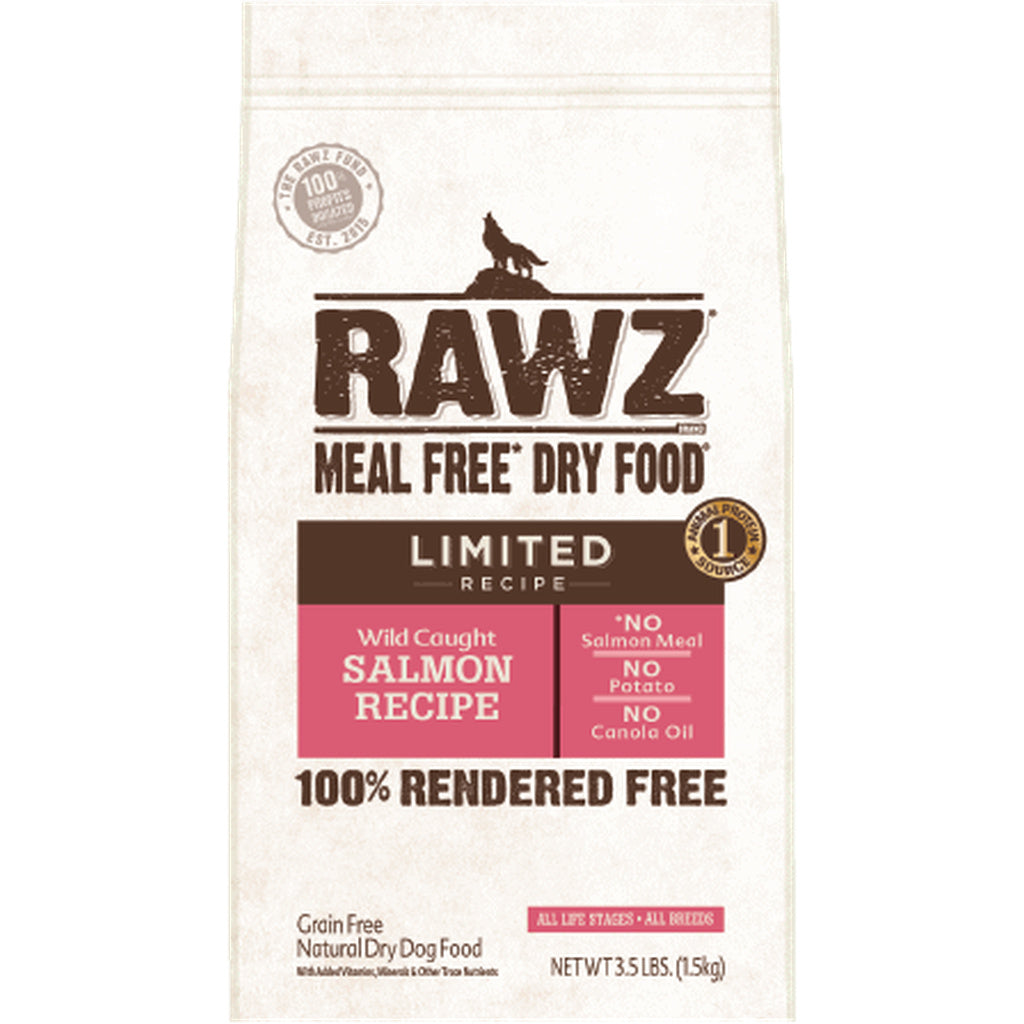 Rawz Limited Recipe Salmon Dog Food, 10 lb Bag - LID, Wild Caught Salmon