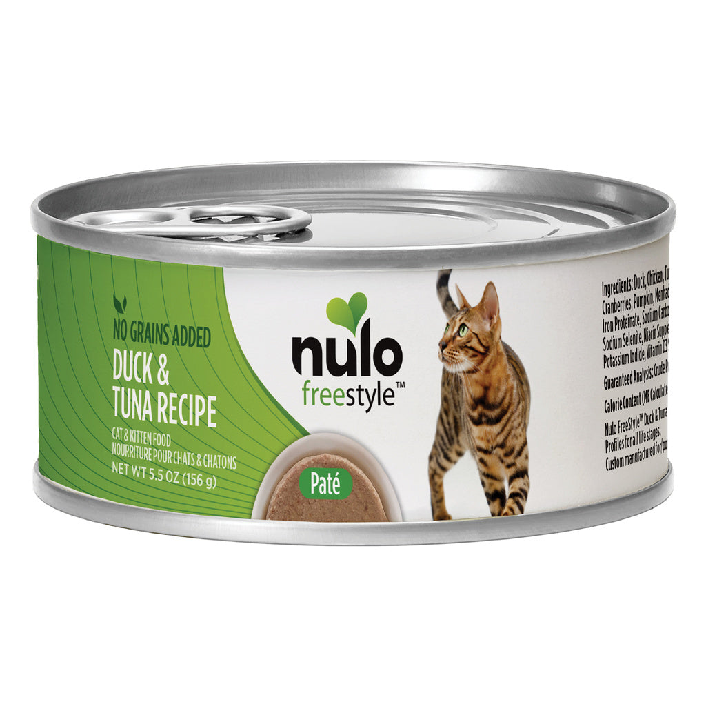Nulo Freestyle Duck & Tuna Wet Cat Food - Grain-Free, 5.5 oz Can