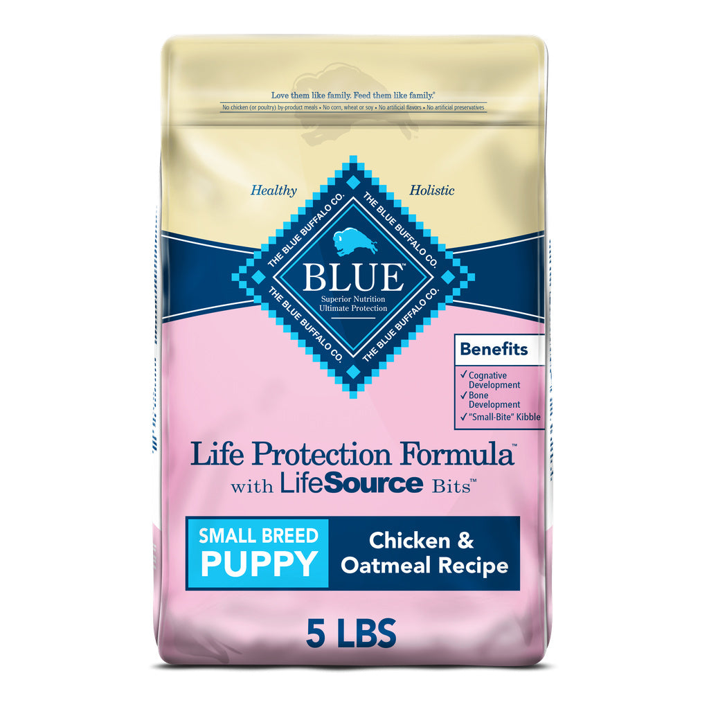 Blue Buffalo Life Protection Formula Small Breed Puppy Chicken & Oatmeal Recipe - 5 lb Bag