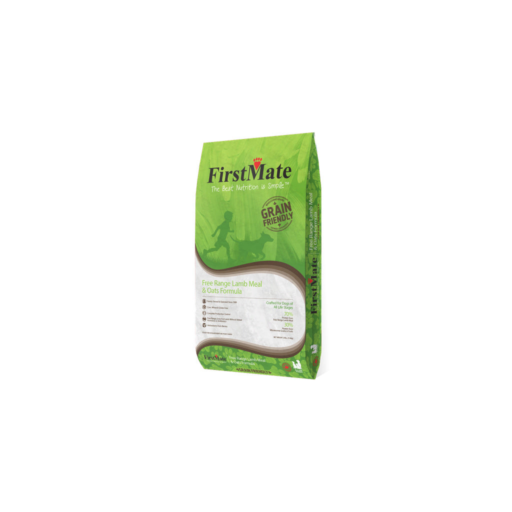 FirstMate Grain Friendly Free Range Lamb & Oats Formula Dog Food - 25 Lbs
