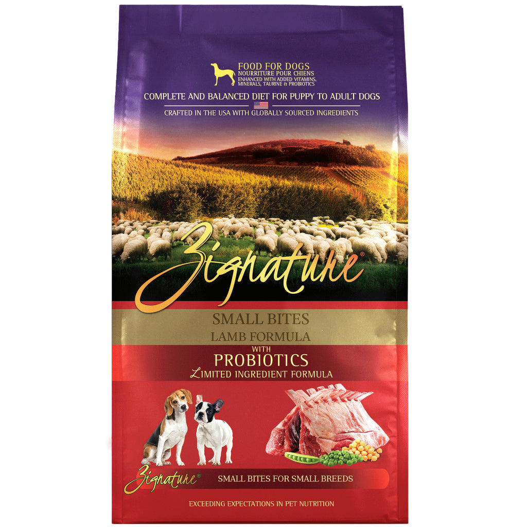 Zignature Lamb Small Bites Dry Dog Food, 12.5 lb - Limited Ingredient, Grain-Free Formula