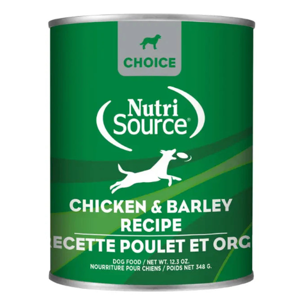 NutriSource Choice Chicken & Barley Dog Food 12.3 oz
