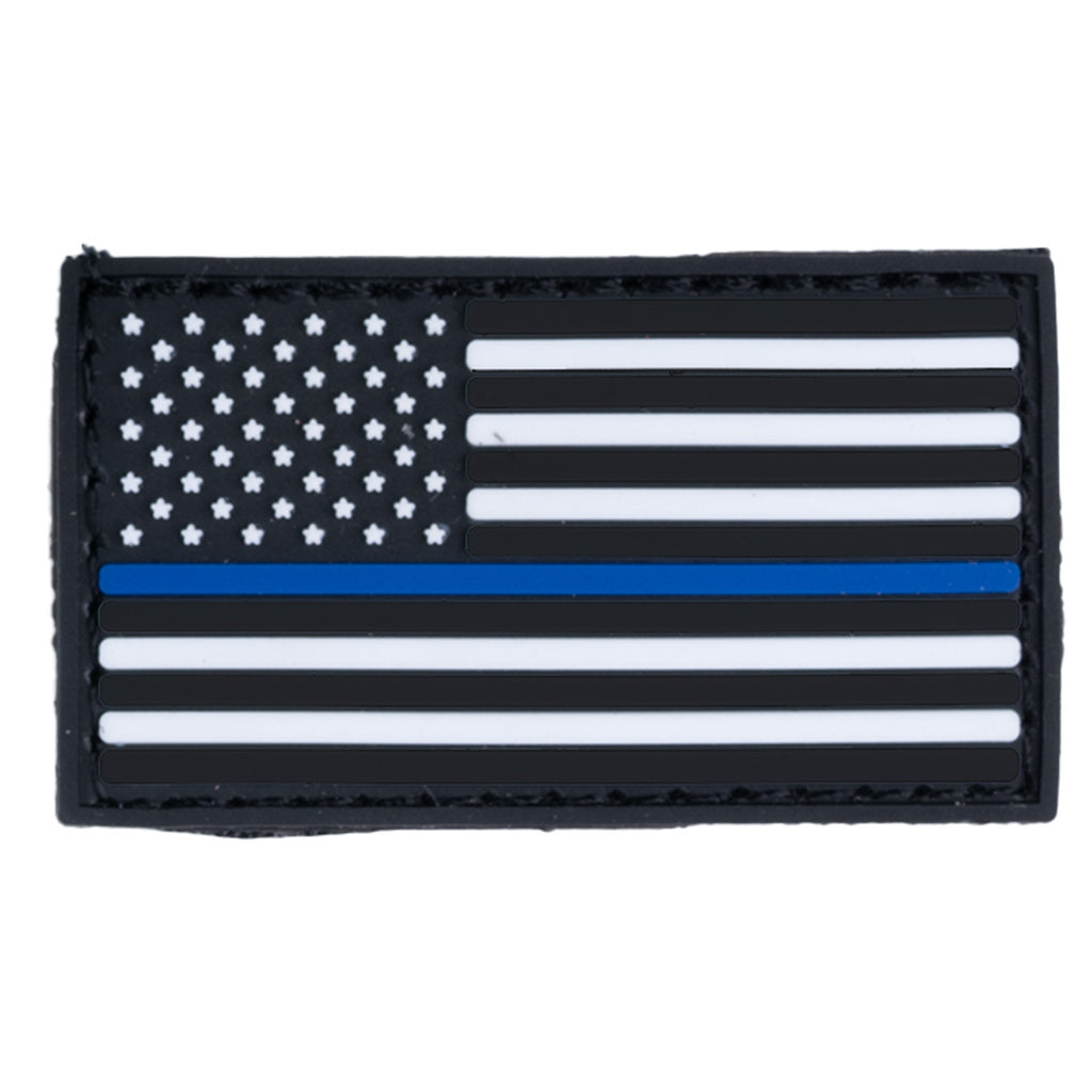 Boss Dog Tactical Harness Patch - USA Thin Blue Line - Large