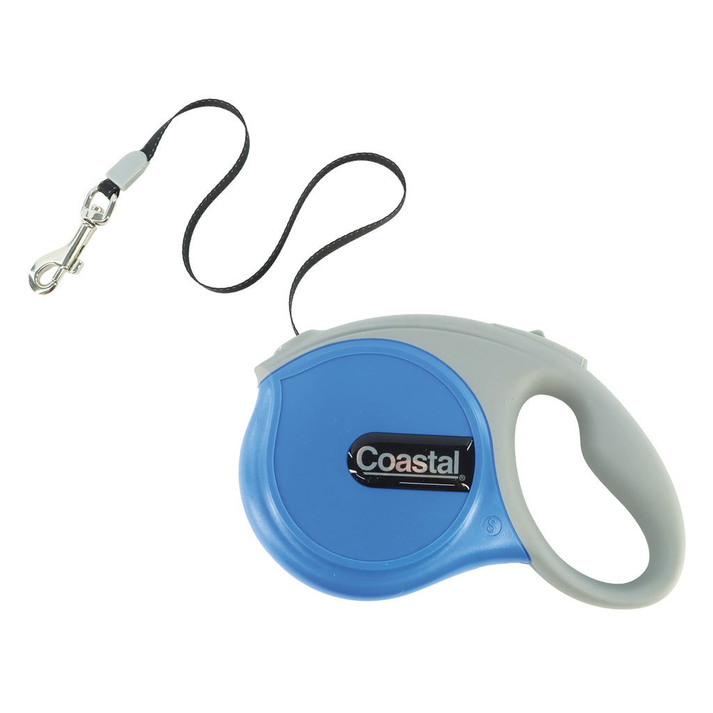 Coastal Power Walker Retractable Dog Leash - Small, 16 ft, Blue