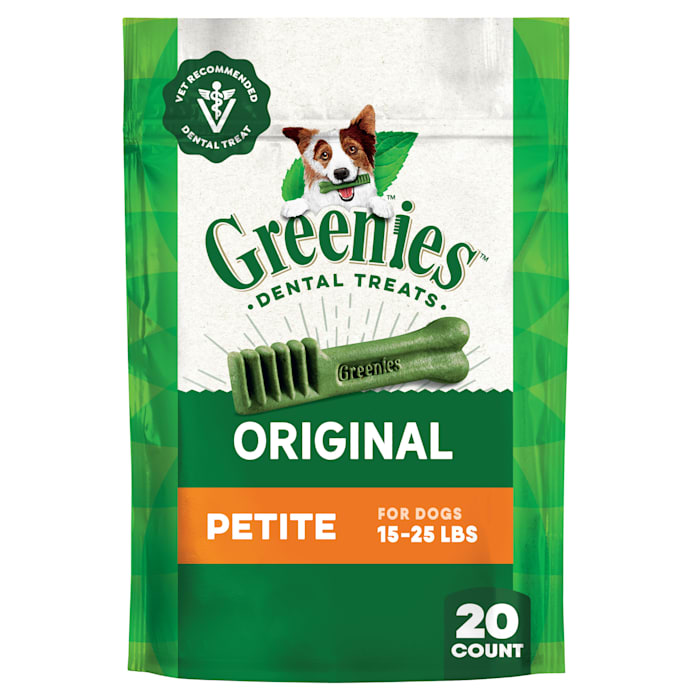 Greenies Petite Original Dental Dog Treats, 12oz 20 Count