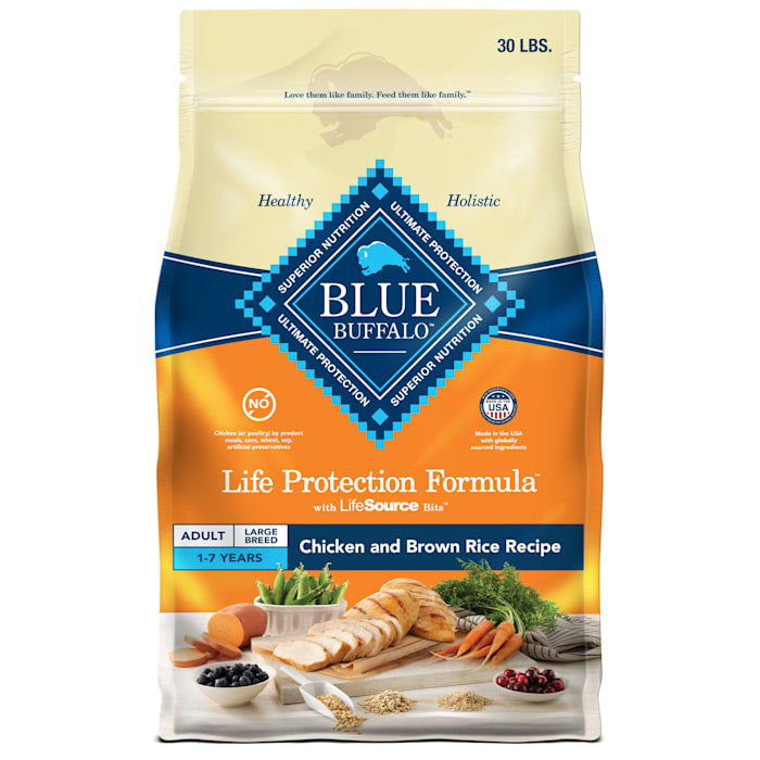 Blue Buffalo Life Protection Large Breed Adult Chicken & Brown Rice 30lb