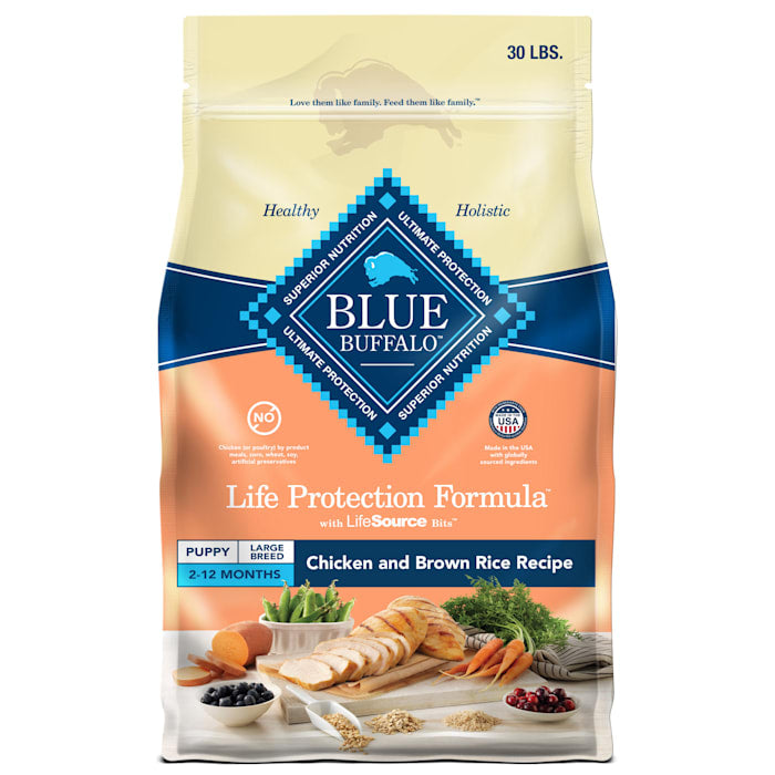 Blue Buffalo Life Protection Large Breed Puppy Chicken & Brown Rice 30lb