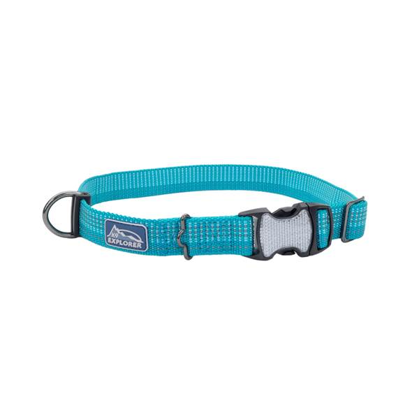 Coastal Pet K9 Explorer Reflective Dog Collar, Ocean, 5/8" x 10-14"