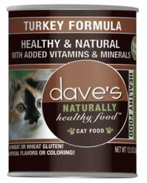 Dave's Pet Food Chicken Formula Canned Cat Food 12.5 oz - Grain Free Option Available