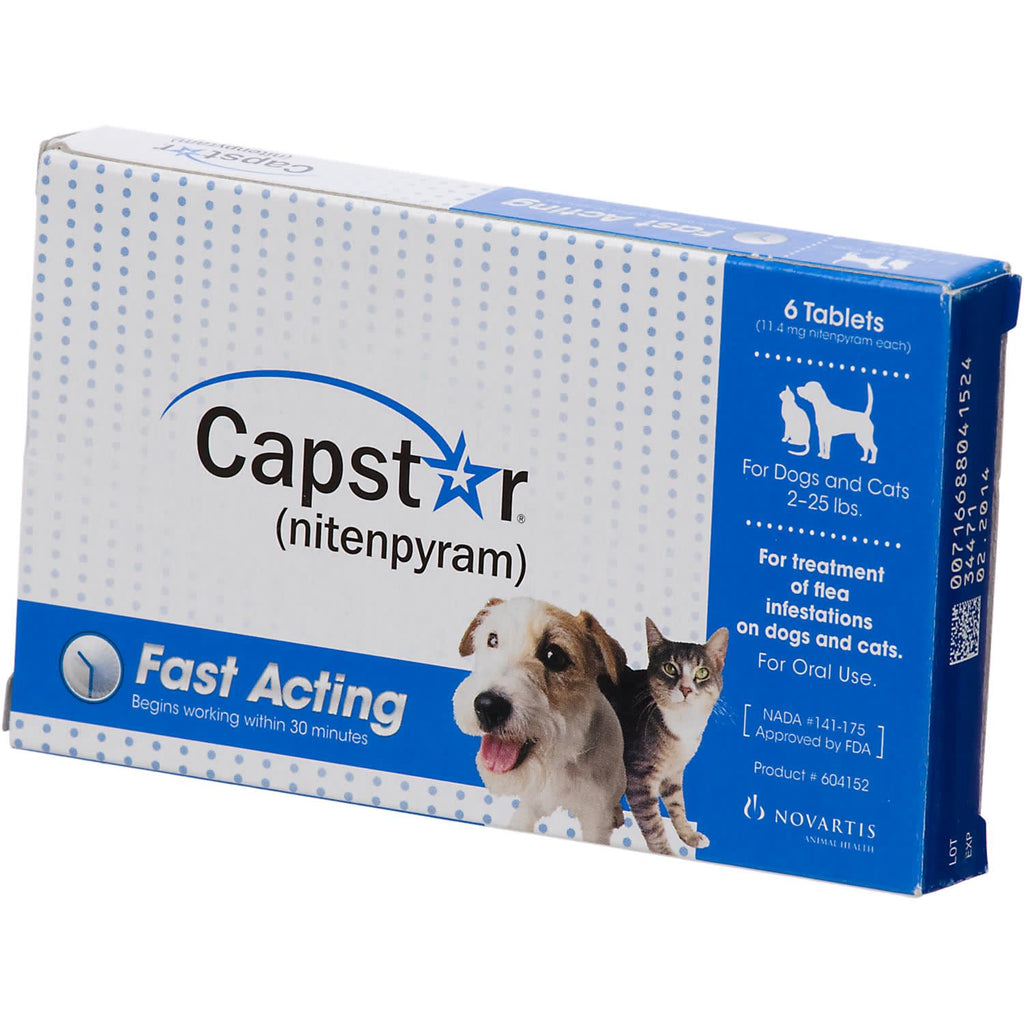 Capstar Fast-Acting Oral Flea Treatment for 2-25lb Dogs 6...
