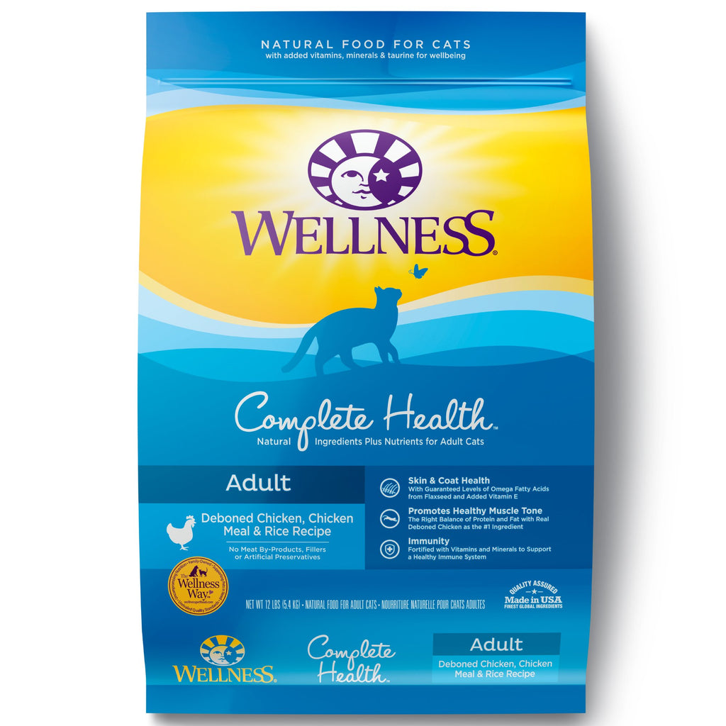 Wellness Complete Health Natural Dry Cat Food, Chicken & ...