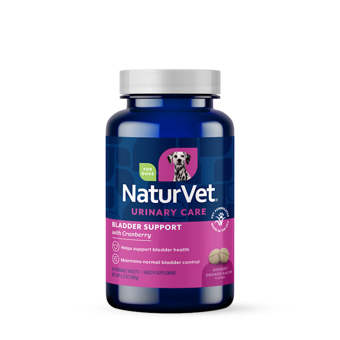 NaturVet Bladder Support Plus Cranberry for Dogs  60 Chew...