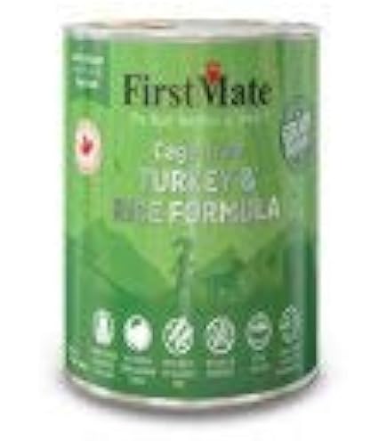 FirstMate Cage-Free Turkey & Rice Formula Wet Dog Food, 12.2 oz Can