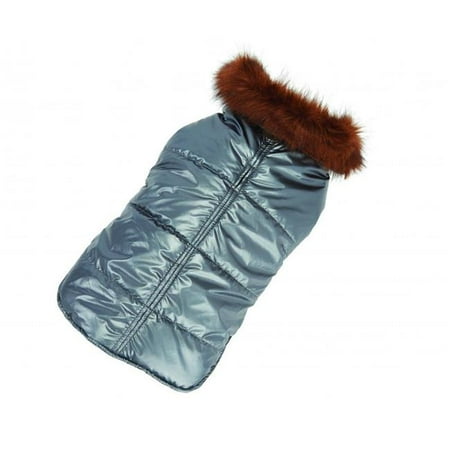 Up Country SILPUFF18 Silver Puffer Pet Coat - Size 18