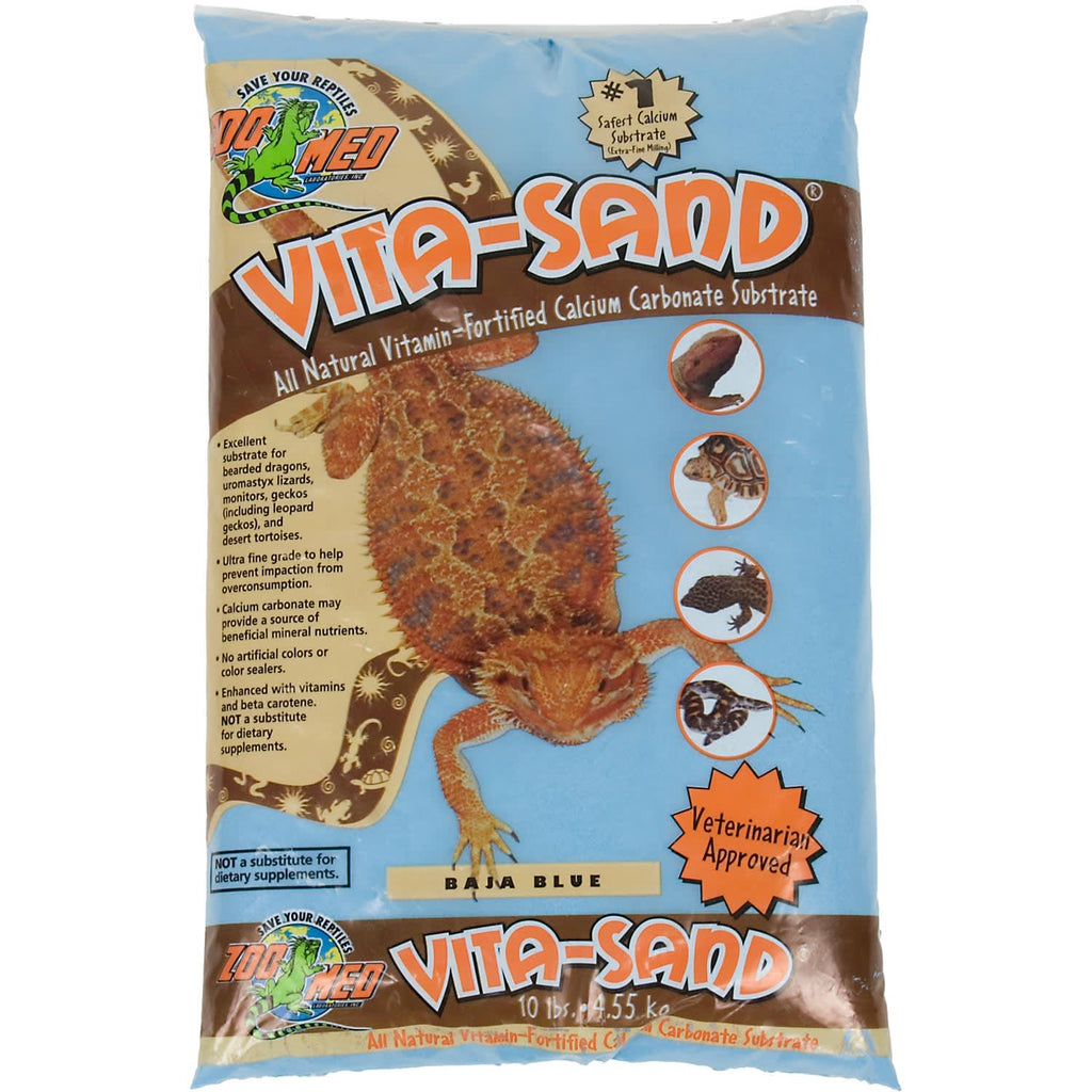 Zoo Med VB-10 Baja Blue Vita-Sand, 10 lb