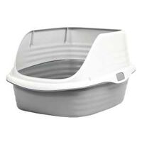 Petmate Large Litter Pan With Rim 22024, Colors May Vary