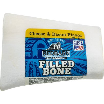 Redbarn Bacon Flavor Meat Filled Bone, 6 Inch (Pack of 15)