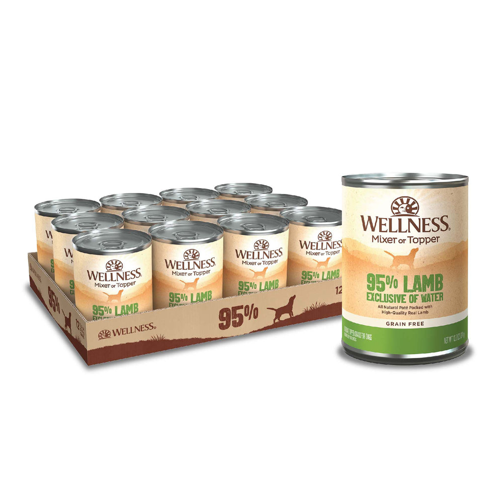 Wellness 95% Lamb Natural Wet Grain Free Canned Dog Food ...