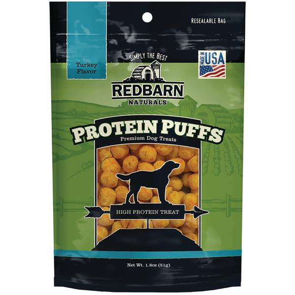 Redbarn Protein Puff Turkey Dog Treat - 1.8 oz Bag