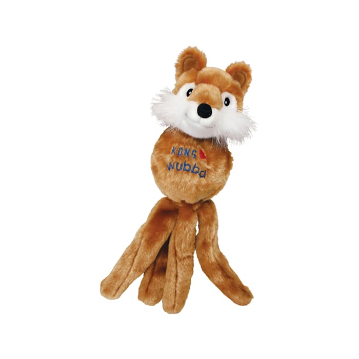 KONG Wubba Friend Large Dog Toy - Plush Squeak & Shake Toy - Assorted Characters