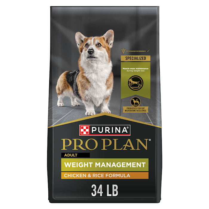 Purina Pro Plan Weight Management Dry Dog Food for Adults...