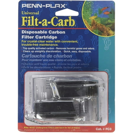Penn-Plax Filt-a-Carb Replacement Activated Carbon Media ...