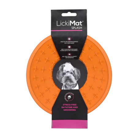 LickiMat Splash Dog Licking Mat - Purple