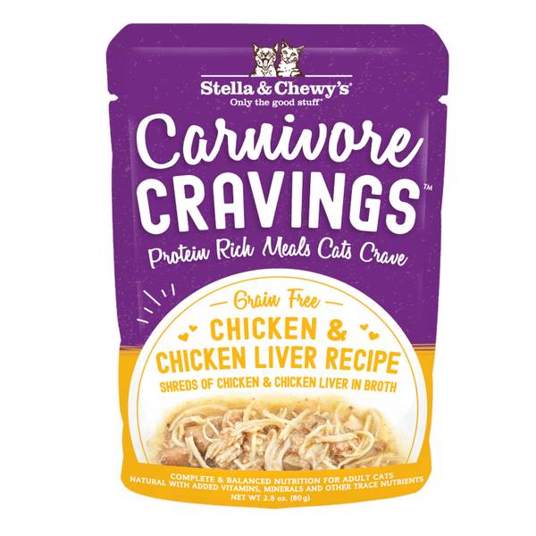 Stella & Chewy's Carnivore Cravings Chicken & Chicken Liver Wet Cat Food, 2.8 oz
