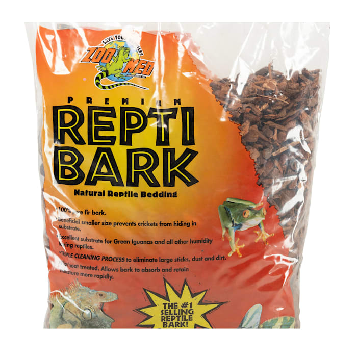 Zoo Med Repti Bark - Natural Reptile Bedding, Fir Bark Substrate, 4 Quart, Humidity Loving Reptiles