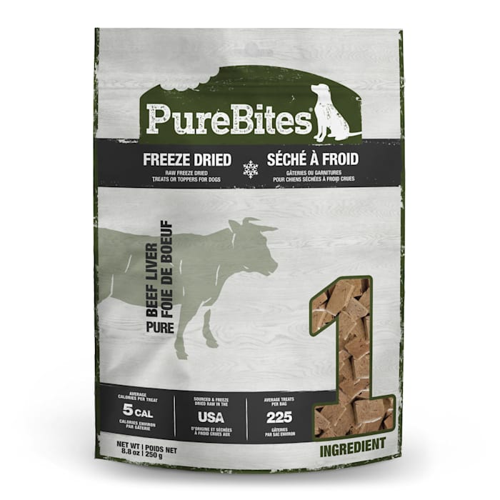 PureBites Beef Freeze Dried Dog Treats  1 Ingredient  Mad...