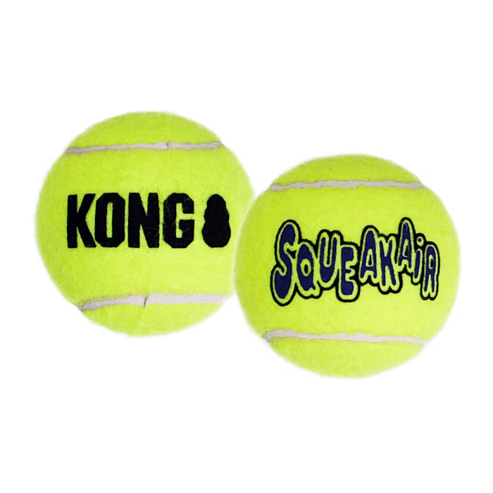 KONG AirDog Squeaker Tennis Ball Dog Toy Large