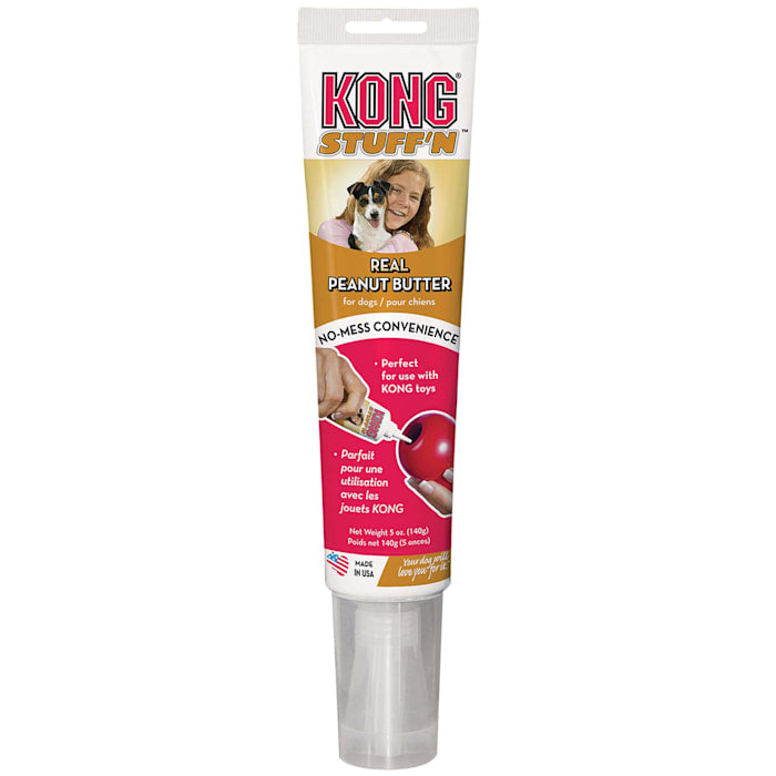 KONG Stuff'N Real Peanut Butter Dog Treat - Easy Squeeze Tube - 5 oz