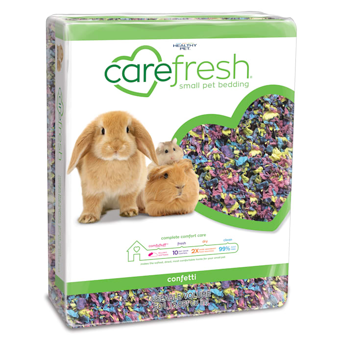 Carefresh Natural Soft Paper Fiber  Small Pet Bedding  Co...