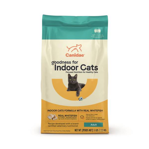 Canidae 5 lb Goodness for Indoor Cats Formula with Real W...