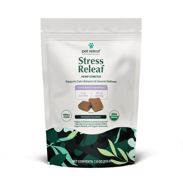 Pet Releaf Peanut Butter and Carob - Calming Edibites Sma...