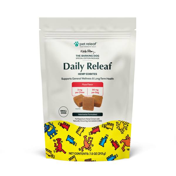 Pet Releaf 7.5oz 3mg Daily Releaf Edibites Pizza Small Do...