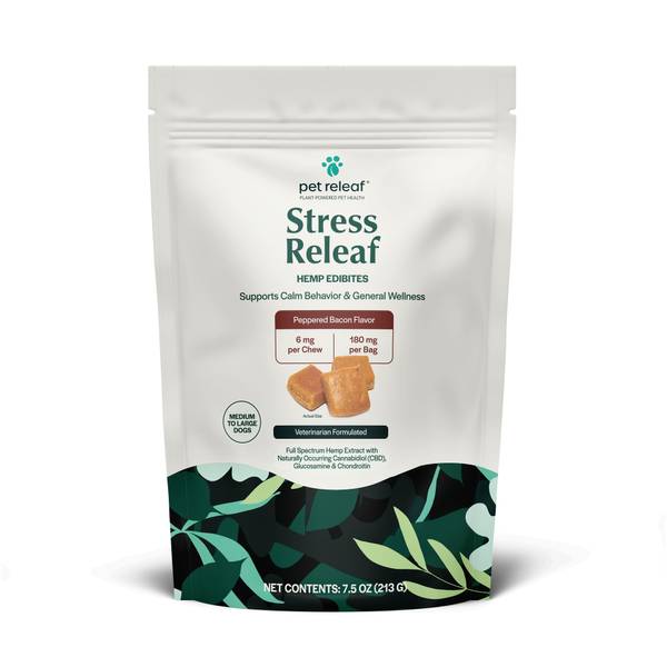 Pet Releaf Edibites Large Breed Peppered Bacon