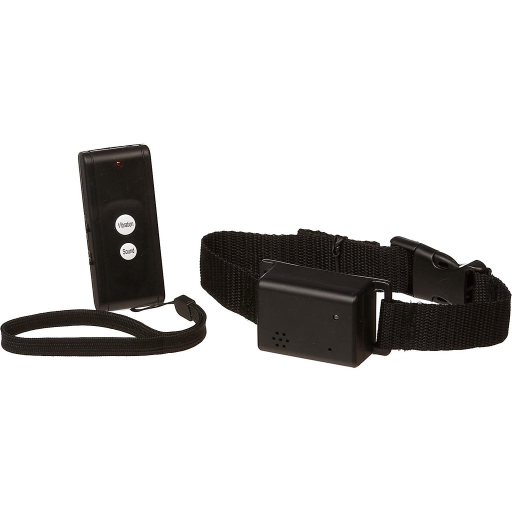 Pet Tags Remote Dog Trainer with Vibration and Sound  Black