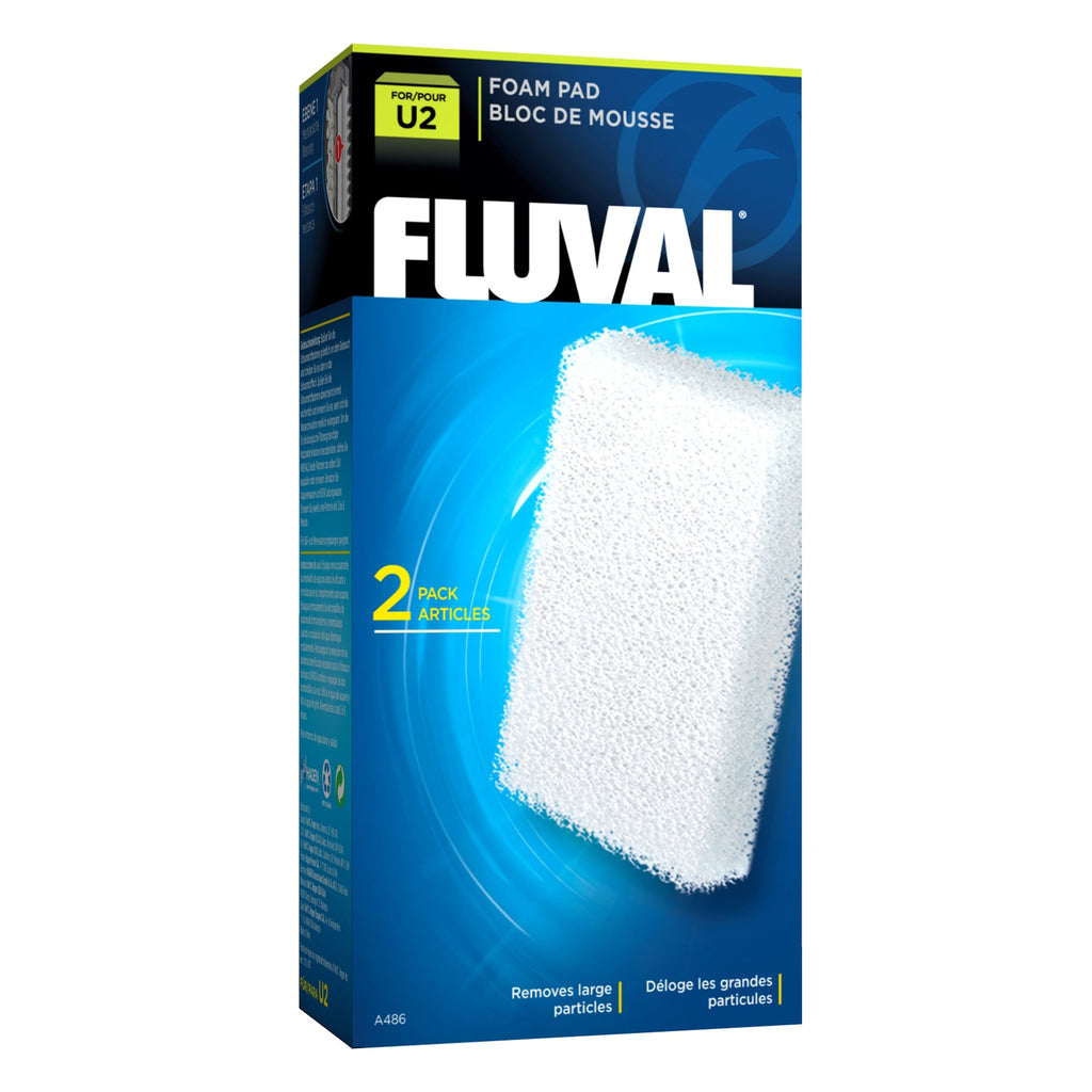 Fluval U2 Underwater Filter Foam Pad - A486 - (2-Pack Option Available)