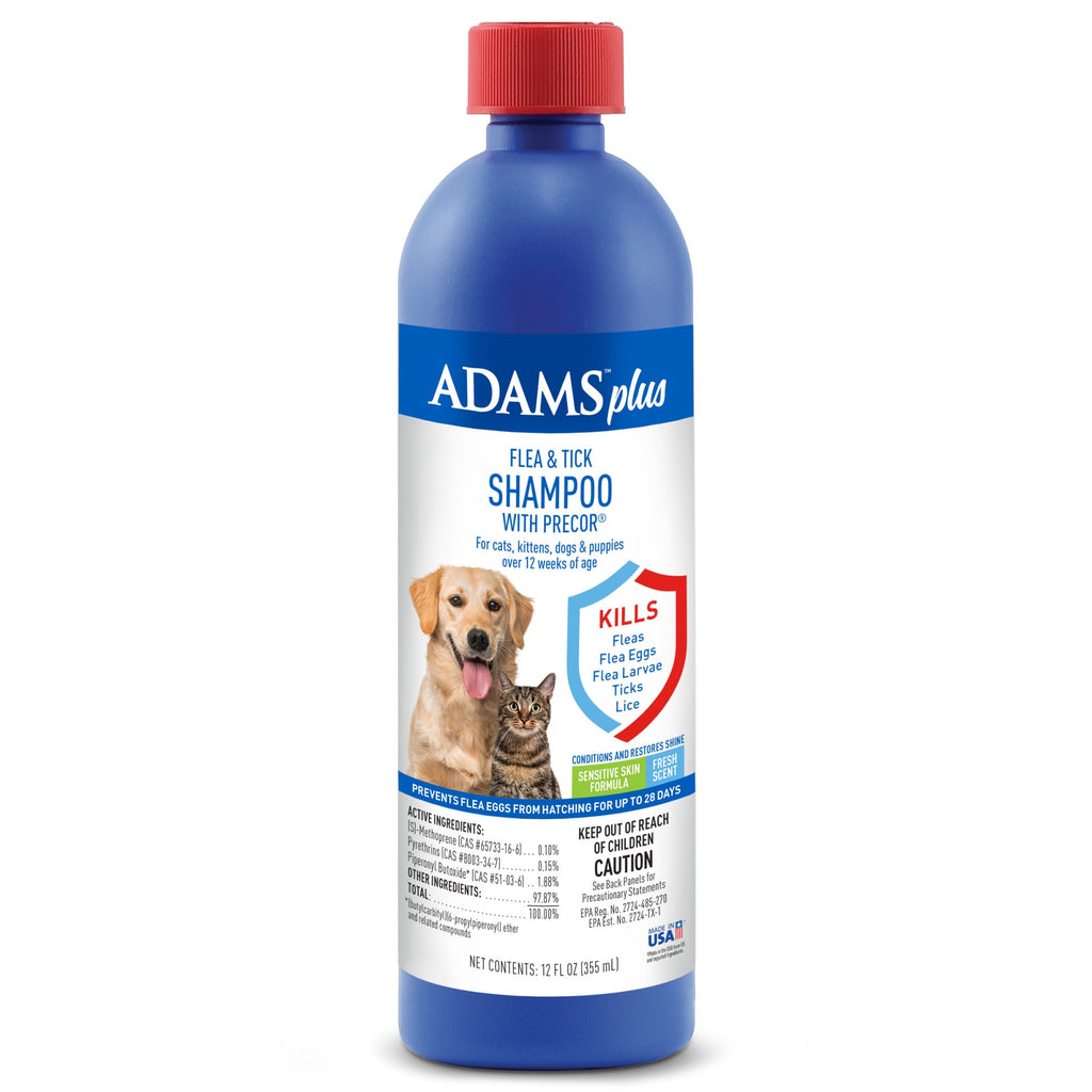ADAMS Plus Flea & Tick Shampoo with Precor for Cats  Kitt...