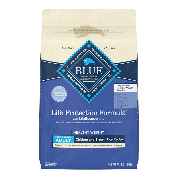 Blue Buffalo Life Protection Healthy Weight Large Breed Adult Dry Dog Food - 30lb Bag