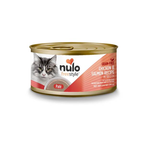Nulo FreeStyle Chicken & Salmon Pate Wet Cat Food - Grain-Free, 2.8 oz