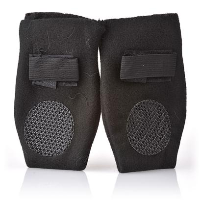 Fashion Pet Arctic Fleece Dog Boots - Large - Black