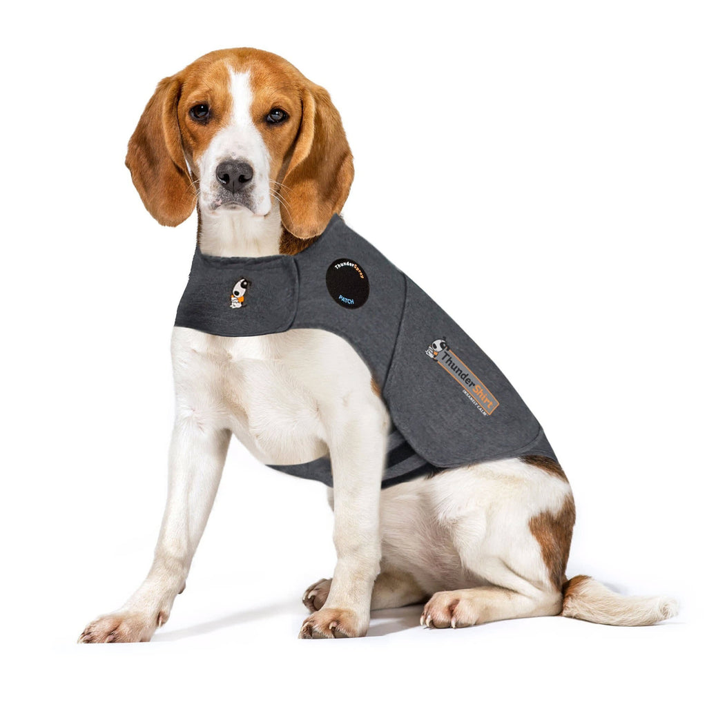 ThunderShirt Dog Anxiety Calming Vest - Heather Gray Classic - XX-Large